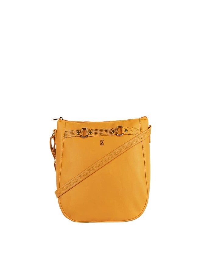 Baggit Women's Sling Bag - Medium (Yellow) - Image 1